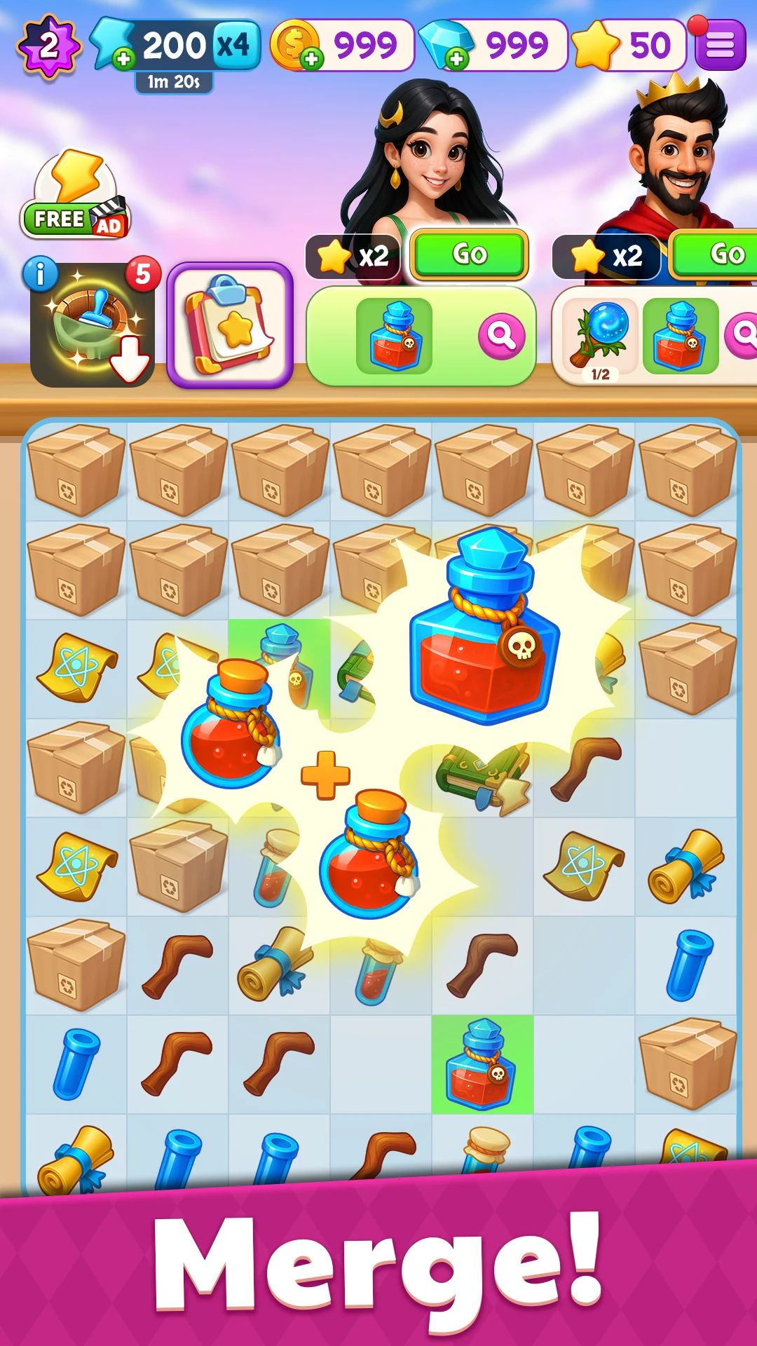 Merge Fantasy Makeover & Decor screenshot